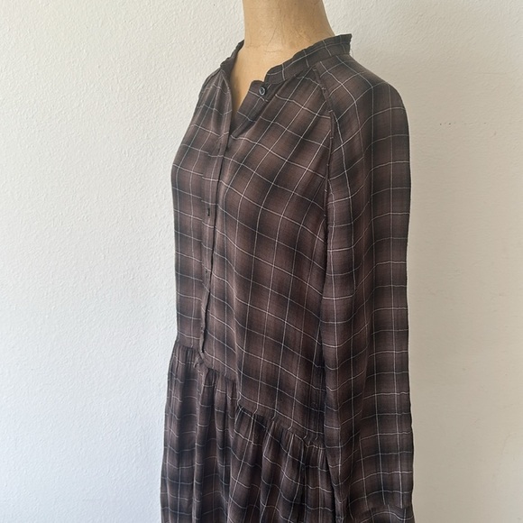 Isabel Marant 36 US brown cotton long sleeve dress 51” length, great condition - Picture 3 of 9